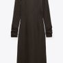 Zara draped wool blend dress  limited edition, small Image 3