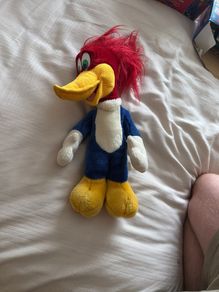 Vintage Woody Woodpecker Plush Universal Studios Port Aventura Soft Toy