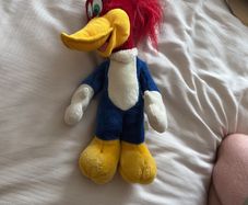 Vintage Woody Woodpecker Plush Universal Studios Port Aventura Soft Toy