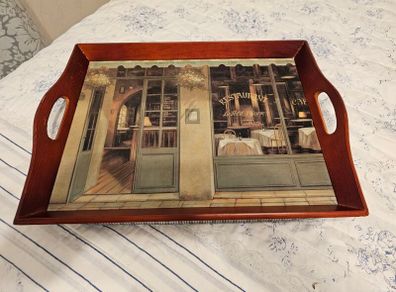 Vintage Pimpernel Parisian Scenes Lap Tray NEW