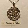Sterling Silver Solid Celtic Pendant and Chain Image 2