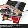 TC-TS 8 l Table Saw - Angle Cuts (to 45), Angle Stop (+/- 60) for Mitre Cuts, Dust Extraction Adaptor - Powerful, Compact and Portable Circular Bench Saw for Woodworking Image 4
