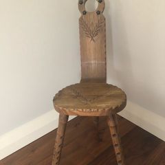 Spinning/sewing chair