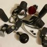 New Shimano Gear Shifters RevoShift SL-RS36-7-LN Twist Grip Shifter for 3 x 7 Speed Mountain bike Includes Gear Cables, Set Black Grips, Aluminium Brake lever, Set Light Reflector, Set Valve Caps and Flick-bell. Image 4