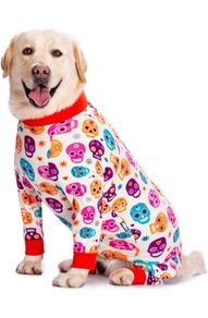 Large Dog Clothes,Dog Onesie Clothes Protect Joints Pet Pajamas PJS Dog Jumpsuit For Medium Large Dogs (White,3-4XL)