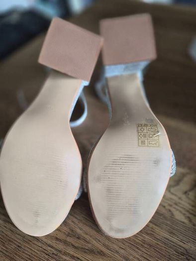 Silver  Sandals