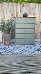 Stunning Customised Solid Wood Chest of drawers.