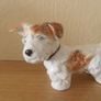 Two Sylvac Glased Porcelain Pottery Dogs Very Very Collectable Made In The Uk 1930's  In Perfect Condition ! Image 3