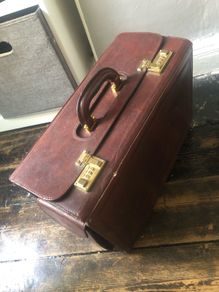 Men's bag Leather Pilot Flight case