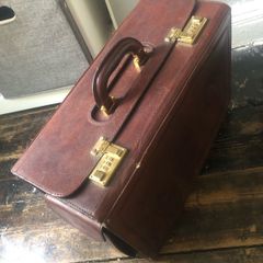 Men's bag Leather Pilot Flight case