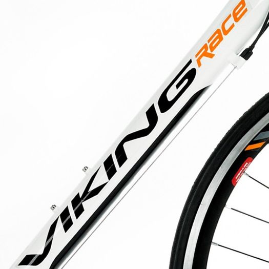59cm Viking Vuelta STI 14 Speed 700c Wheel Gents, White/Black